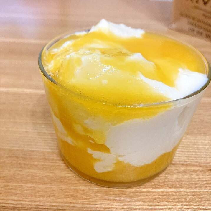 ぷるるん 黄桃ソースの豆乳杏仁豆腐 レシピ 作り方 By Ayatoy 楽天レシピ